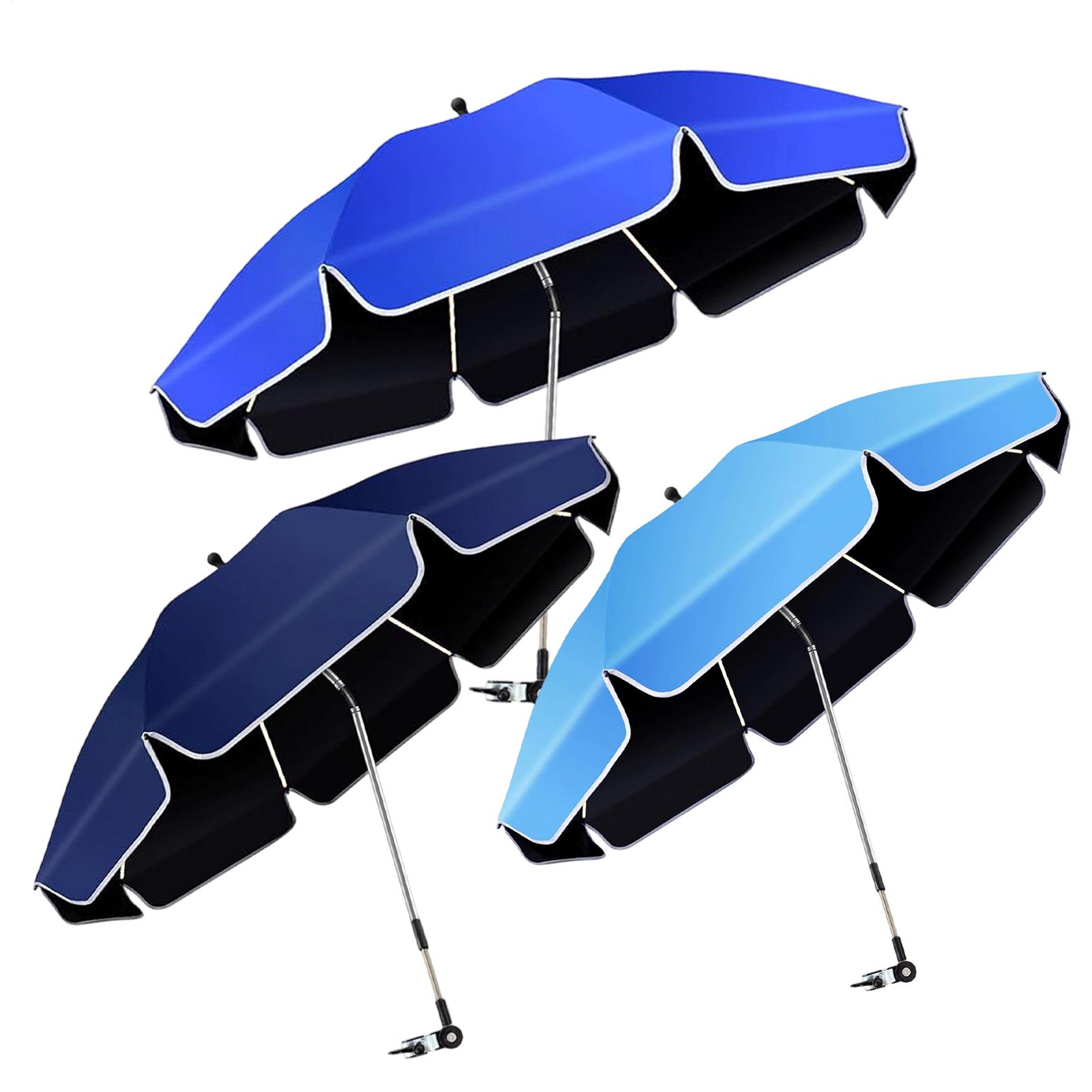 Outdoor Furniture With Umbrella - Waterproof Beach Chair Umbrella With Clamp