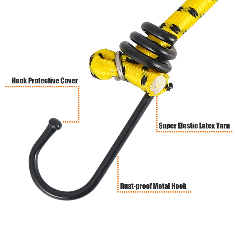 6Pcs Outdoor Camping Elastic R - огляд і ціна Outdoor Furniture Rope