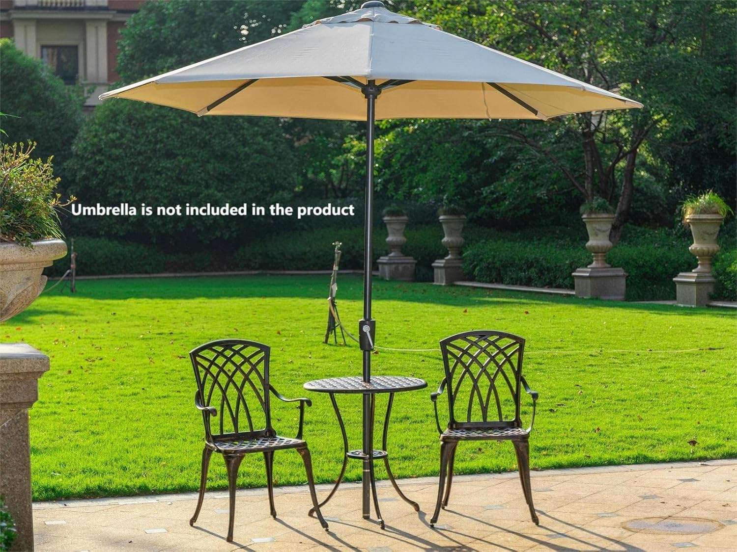 Bronze rust-resistant cast alu - огляд і ціна Outdoor Furniture With Umbrella